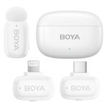 Boya mini-White Type-C + Lightning Ultracompact 2.4GHz Wireless Microphone System