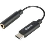 Boya BY-K9 3.5mm Female TRRS to Male USB-C Adapter Cable (6cm)