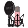 RODE NT1 Signature - Pink - Large Diaphragm Cardioid Studio Condenser Microphone with Shock Mount Pop Filter & XLR Cable RODE NT1 Signature - Pink - Large Diaphragm Cardioid Studio Condenser Microphone with Shock Mount Pop Filter & XLR Cable