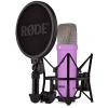 RODE NT1 Signature - Purple - Large Diaphragm Cardioid Studio Condenser Microphone with Shock Mount Pop Filter & XLR Cable RODE NT1 Signature - Purple - Large Diaphragm Cardioid Studio Condenser Microphone with Shock Mount Pop Filter & XLR Cable