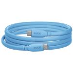 RODE SC17-B - Blue - 1.5M USB-C to USB-C Cable Connects USB-C Devices to USB-C Computers Tablets
