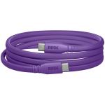 RODE SC17-PU - Purple - 1.5M USB-C to USB-C Cable Connects USB-C Devices to USB-C Computers Tablets