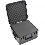 SKB iSeries SKB-3I-2222-12BC Injection Molded Mil-Standard Waterproof Case with Cubed Foam & Wheels 22" x 22" x 12"