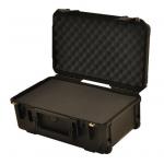 SKB iSeries SKB-3I-2011-7B-C Injection Molded Mil-Standard Waterproof Case with Cubed Foam + Wheels Includes Handle