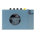 We Are Rewind WE-001-B1 Portable BT Cassette Player Kurt Blue