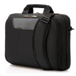 Everki Advance EKB407NCH14 13"-14.1" Briefcase Laptop Bag Separate Zippered Accessory Pocket - Front Stash Pocket - Trolley Handle - Pass Through Strap - Ergonomic Shoulder Pad - Limited Lifetime Warranty
