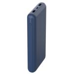 Belkin USB-C 20000 mAh Power Bank - Blue, Max 15W output, Dual USB-A Ports, 1 USB-C Port, Included 6-inch USB-A to USB-C CABLE