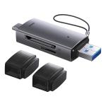 Baseus Lite Series USB-A & Type-C to SD/TF Card Reader - Grey