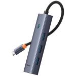 Baseus UltraJoy Series 4 Port Hub - Space Grey USB-C to USB 3.0 4