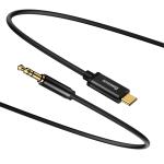 Baseus Yiven M01 USB-C to 3.5mm Audio Cable - Male USB Type-C to male 3.5mm AUX - 1.2m length - Compatible with USB-C iPhone, Samsung Galaxy, Windows, iPad, Android & more