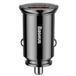 Baseus Circular Plastic A+C 30W PPS Car Charger Black