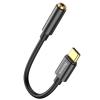 Baseus L54 USB Type-C male to 3.5mm female Headphone Jack Adapter - Black - Lightweight & durable - Strong cabling - Case-friendly Baseus L54 USB Type-C male to 3.5mm female Headphone Jack Adapter - Black - Lightweight & durable - Strong cabling - Case-friendly