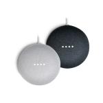 Google Nest Mini Smart Speaker with Google Assistant - Charcoal & Chalk, 2-Pack