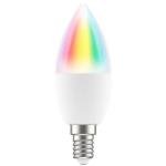 Brilliant Smart WiFi LED RGB Smart Light Bulb E14 C37, 350 Lumens, 4.5W, Dimmable, Bio-Rhythm Lighting Via BrilliantSmart App Remote Control Enabled 220 degrees Beam Angle