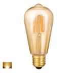 FSL E27 Edison screw LED Bulb ST64FV-7W-E27-27K ,Vintage Filement, Warm White 2700K , 650lm, Dimmable