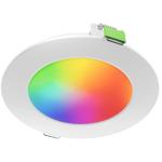 Nanoleaf Essentials Matter WiFi LED RGB Smart 3.5" Downlight for Cutout: 90mm Max Lumens 900lm, RGB, Colour adjustable and Dimmable Remote Control Enabled - 2 Years Warranty