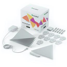 Nanoleaf Shapes Triangles Starter Kit - 9 Panels, Modular touch-reactive light panels elevate the concept of smart lighting into a creative journey of design