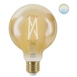 WIZ WIZ018322 Amber Filament Wi-Fi & Bluetooth 50W A60 G95 E27 920-50 Bulb