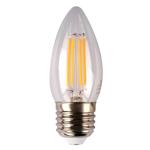 SAL LCA27E27D-C CANDLE 4W WW E27 CLR  DIMMABLE 450 Lumens 240VAC 80CRI Sunny Australia Lighting LED Lamp