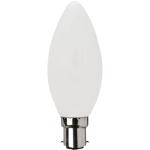 SAL LED LAMP CANDLE 4W NW B15 Opal DIMMABLE 400 Lum 240VAC 80CRI Filament 95mm L x 37mm Dia Sunny Australia Lighting LED Lamp