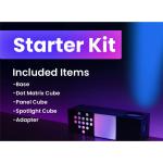 Yeelight Colourful RGB Starter Kit Smart Cube Inlcuded one Dot Matrix Cube Extension, one Panel Cube , one Spotlight Cube Extension