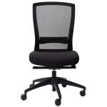 BURO Seating MENTOR MESH CHAIR NO ARMS BLACK
