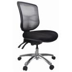 BURO Seating METRO BLACK MESH POLISHED BASE
