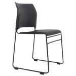 BURO Seating 520-3-3 Maxim all-purpose chair BLACK VNL & P/COAT BLK