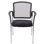 BURO Lindis Chair Mesh w/Arms REFL/SLVR