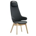 BURO Seating KON183-V3 Konfurb Orbit High Back - Wooden Black Vinyl