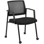 BURO 176AC-M3 MONDO MOLTI 4 LEG W/ARMS BLACK