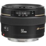 Canon EF 50mm f/1.4 USM Standard Lens for Canon Digital SLR Cameras - Aperture Range: f/1.4-22 - Filter Thread Diameter: 58mm - Ultrasonic Autofocus Motor