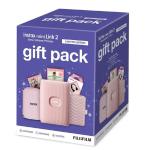 FujiFilm Instax Mini Link 2 Smartphone Printer Pink - Limited Gift Pack Compact and Lightweight, Various Creative Printing Modes, Print a QR Codes on Your Images