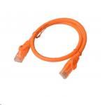8Ware PL6A-0.25ORG Cat6A UTP Snagless Ethernet Cable - 25cm - Orange