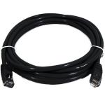 8Ware PL6A-20BLK Cat6A UTP Snagless Ethernet Cable - 20m - Black