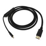 8Ware RC-3USBDP-2 DisplayPort 1.2 USB-C to DisplayPort Cable - 2m - Black