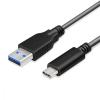 8Ware UC-3001AC USB 3.1 USB-A to USB-C Cable - 1m - Black 8Ware UC-3001AC USB 3.1 USB-A to USB-C Cable - 1m - Black