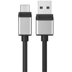 Alogic Ultra Fast Plus USB 2.0 USB-C to USB-A Cable - 2m - Space Grey Up to 3A - Up to 480Mbps