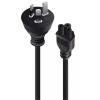 Alogic MF-AUS3PC5-01 AUS 3-Pin to IEC C5 Cable - 1m Clover Shaped Alogic MF-AUS3PC5-01 AUS 3-Pin to IEC C5 Cable - 1m Clover Shaped