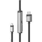 Alogic Ultra ULCHDPD02-SGR USB-C to HDMI Cable - 2m - Space Grey Up to 100W Power Delivery Passthrough