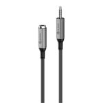 Alogic AE5RBK 3.5mm Audio Extension Cable - 5m Stereo - Male to Female - Premium Retail Packaging