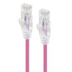 Alogic C6S-0.50PNK Cat6 Ultra Slim Ethernet Cable - 50cm - Pink
