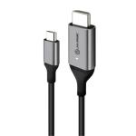 Alogic Ultra ULCHD01-SGR USB-C to HDMI Cable - 1m - Space Grey Up to 4K 60Hz