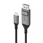 Alogic Ultra ULCDP02-SGR USB-C to DisplayPort Cable - 2m - Space Grey Up to 4K 60Hz