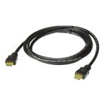Aten 2M Premium HDMI 2.0 Cable with Ethernet - 4096x2160/ 60Hz,  18Gbps, HDR, High Quality Tinned Copper Wire - Gold-Plated Connectors
