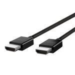 Belkin AV10176BT2M-BLK 2m Ultra HD High Speed HDMI 2.1 Braided Cable, Supports 4K/120Hz and 8K/60Hz, Dolby Vision/HDR 10 Compatible, 48Gbps