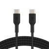 Belkin Braided USB-C Cable - 1m - Black Belkin Braided USB-C Cable - 1m - Black