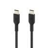 Belkin BoostCharge Braided USB-C Cable - 15cm - Black Belkin BoostCharge Braided USB-C Cable - 15cm - Black