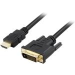 BLUPEAK HDDV02 2M HDMI MALE TO DVI MALE CABLE (LIFETIME WARRANTY)
