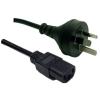 Cruxtec 3Pin Plug to IEC-C13 Female AC Power Cable - 3m - Black 10A - SAA Approved - 1.0mm Copper Core Cruxtec 3Pin Plug to IEC-C13 Female AC Power Cable - 3m - Black 10A - SAA Approved - 1.0mm Copper Core